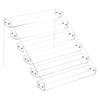 METALLIXITY Acrylic Spice Rack, 6 Tier Clear Spice Drawer Organizer