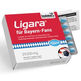Ligara® for Bavaria Fan Item Gift Birthday Fans (1 x Single Dose) Men's Gifts by Ligakakao.de
