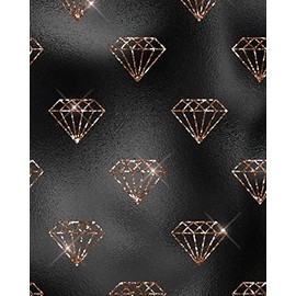 Rose Gold and Black Glam Composition Notebook - Large Ruled Notebook - 8x10 Lined Notebook (Softcover Journal / Notebook / Diary) (8x10 Lined Softcover Notebook, Band 49)