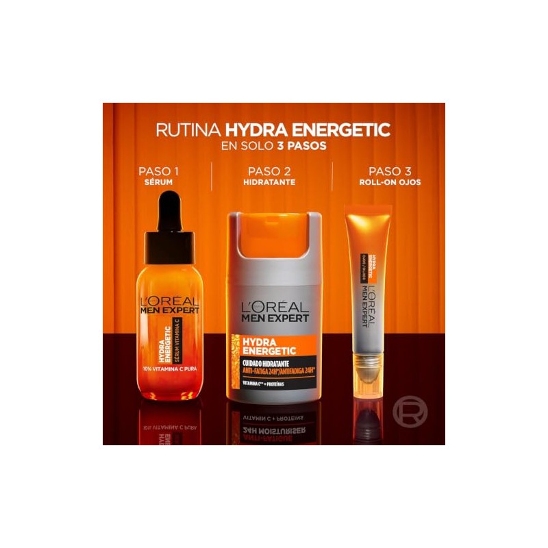 L'Oreal Paris Roll On Crema para Ojos, Men Expert, 10