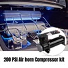 CNWZYMX 3/8NPT Heavy Duty 200 PSI Air horn Compressor kit