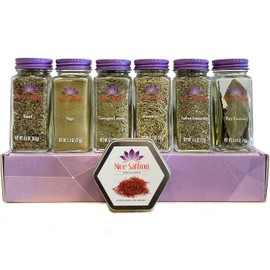 6 Pack Spices & Saffron Cooking Gift Set (Italian)