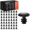 A-Premium 50PCS Nylon Single Head Fasteners Weatherstrip Retainer Compatible with