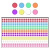 6000 Pieces - 8mm Coloured Dot Stickers, Sticky Dots Labels