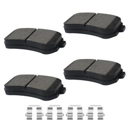 Ceramic Rear Brake Pads with Hardware Fit for Hyundai Elantra 2009-2012, Sonata 2015, Tucson 2010-2017, Accent 2006-2008, Kia Forte Koup 2010-2013, Forte5 2012-2013, Sportage, Rio, Rio5, Cadenza