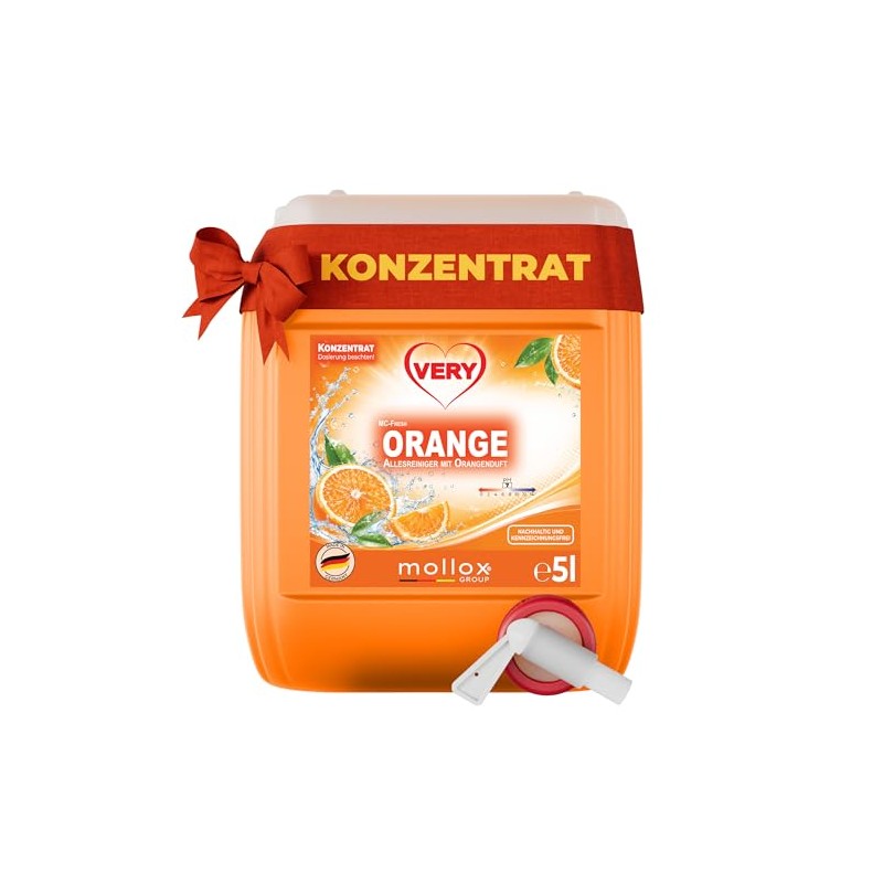VERY Orange, all-purpose cleaner with fresh orange fragrance, 5 L