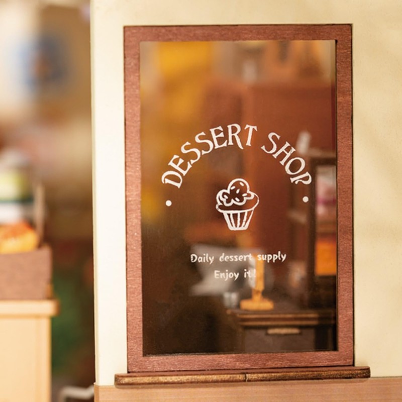 Dokurundo ® Robotime DIY Miniature House Doll House (Mori Bakery)