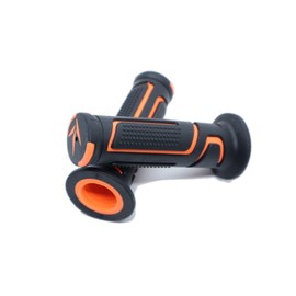 Beatus Bike Handle Grip, 88.6 ft (22.2 m), Universal Use, Left and Right Set, Rubber Color, Colorful (Orange)