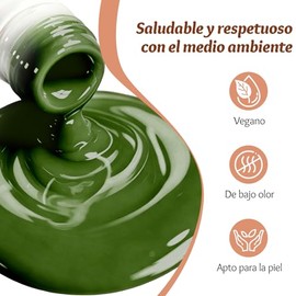 CHERIMOYA Esmalte en Gel para Uñas 15ml Gama de Colores Gel Polish Colorido UVLED Brillo Duradero, Esmalte Semipermanente Profesional Manicure Salón D