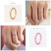 ThunderFit Women's Silicone Stackable Wedding Ring Sets, Thin Rubber Wedding