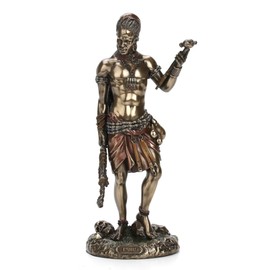 Veronese Design 8.5" Eshu The Divine Trickster God of The Yoruba Cold Cast Resin Antique Bronze Finish Statue