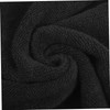 BIUDECO 2pcs Pure Cotton Black Hair Towel Quick Dry Soft