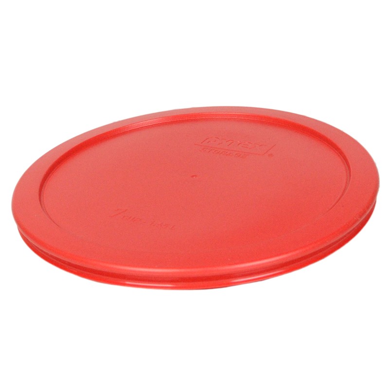 Pyrex 7402-PC 6/7-Cup Red Food Storage Replacement Lids - 2