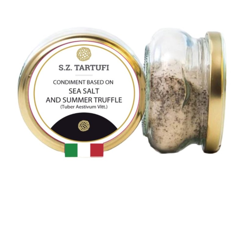 Italian Truffle Salt, Ezette, Tartuffi, Sea Salt Triff, 1.6 oz