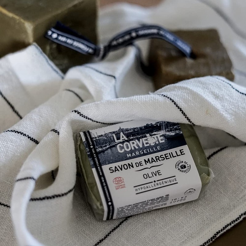 La Corvette Cube de Savon de Marseille Olive Soap 3.5