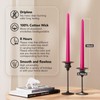 Pickood 10-Inch Tall Unscented Dripless Taper Candles Bulk 30 Pack