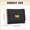 KUANG! Women Fashion Wallets Girls Cute Bow Small Wallet Aesthetic