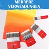 COOZEE Flat Paddle Brush Set, Wooden Handle, Scale Bristle Brush