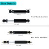 10L0L Golf Cart Shock Absorbers Kit for Club Car DS