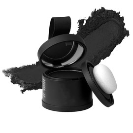 Hairline Shadow Polvo Para Rayitas, Polvo para Retocar Raíces, Corrector Para Las Raíces Del Cabello, Para Cubrir Las Sombras Para El Cabello, Uso Para Rellenar El Debilitado (Negro)