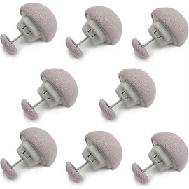 MAEXUS Duvet Clips, Sheet Clips, Set of 8, Fastening Pins for Comforter, Anti-Slip, Duvet Clips, Mushroom Shape, Prevents Sheet Shifting (Light Gray)