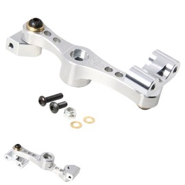 GTBRacing 1/5 RC Car LOSI 5IVE-T Metal CNC Aluminium 7075-T6 Throttle Servo Arm wtih 2 Bearing 5T Upgrade Parts (15T 7075 Silver)