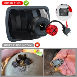 CHUSYYRAY a Pair 7x6 5x7 led  Headlights Hi/Lo fit 1982 1983-1993 Chevy S10 Blazer GMC S15