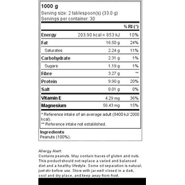 PROZIS Prozis Erdnussbutter 1000 g Cremig