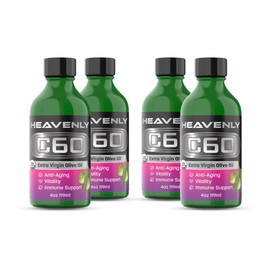 HNP Labs C60 Olive Oil Extra Virgin - Boost Energy & Mental Clarity, Powerful Antioxidants - Pure Carbon Fullerenes USA-Made, GMP Certified Organic Olive Oil Cold Pressed, Support Energy, Vigor