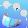 Qualifier Helmet Visor for Bell Star/Vortex/RS-1/RS-2/Revolver/Qualifier DLX,Click Release Shield Uv