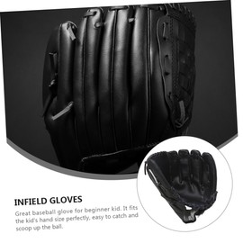 WOONEKY Lightweight Baseball Glove Pu Material Softball Glove for Adults Boys and Girls