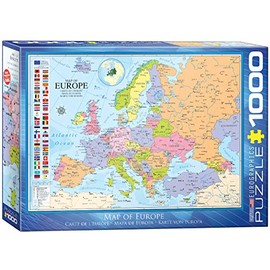 EuroGraphics Map of Europe Puzzle (1000 Piece) by EuroGraphics