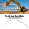 Throttle Motor Control Cable 4277257 Excavator Throttle Wire Replacement for