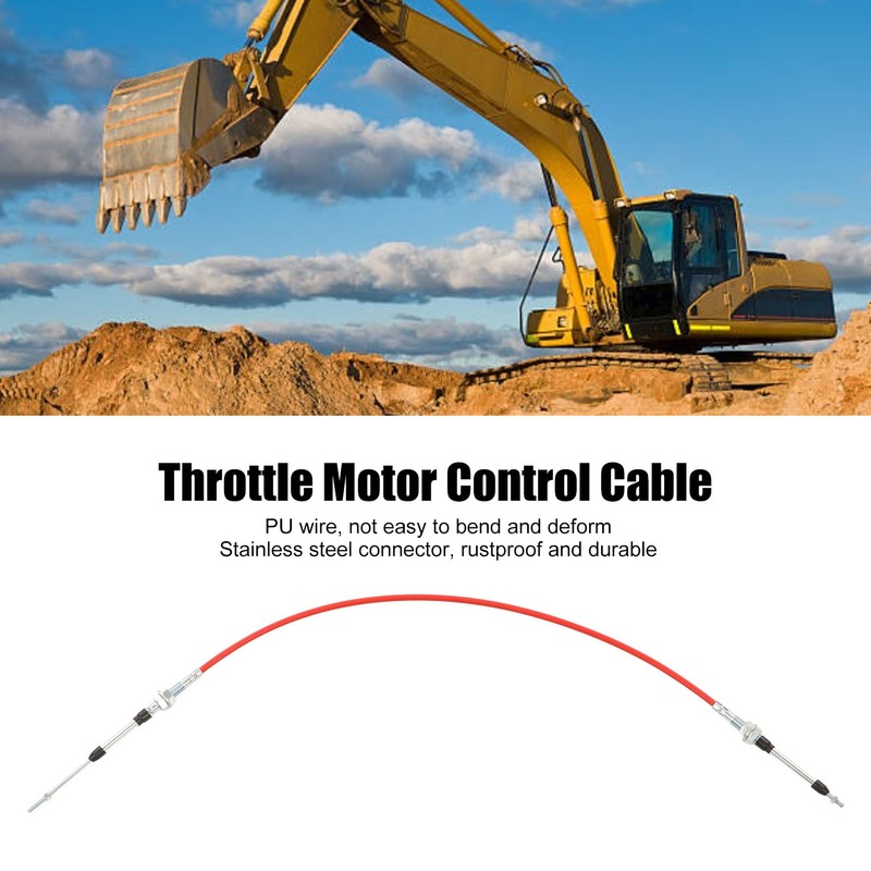 Throttle Motor Control Cable 4277257 Excavator Throttle Wire Replacement for