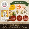 生姜 サプリ 寒い冬や冷房が苦手な方に「ホッと生姜粒」国産 生姜 使用 ショウガオール ヒハツ 和漢植物エキス 占部大観堂製薬【1ヶ月分】