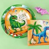 WERNNSAI Dinosaur Party Supplies - 48PCS Dinosaur Party Plates and