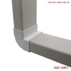 Kair 90 Degree Vertical Elbow Bend 110mm x 54mm -