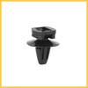 REPAIROCK 10pcs Car Clip Retainer Fastener with Cable Tie Black