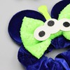 JIAHANG Velvet Mouse Ear Hair Scrunchies, Snow Captain Themed Sequins