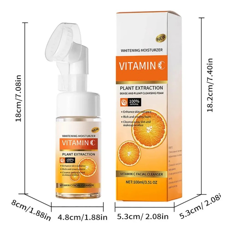 Limpiador Facial Espuma Vitamina C 100ml