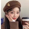 CSILOVEE Women's Beret Hat Autumn Winter Painter Hat Hat Donald