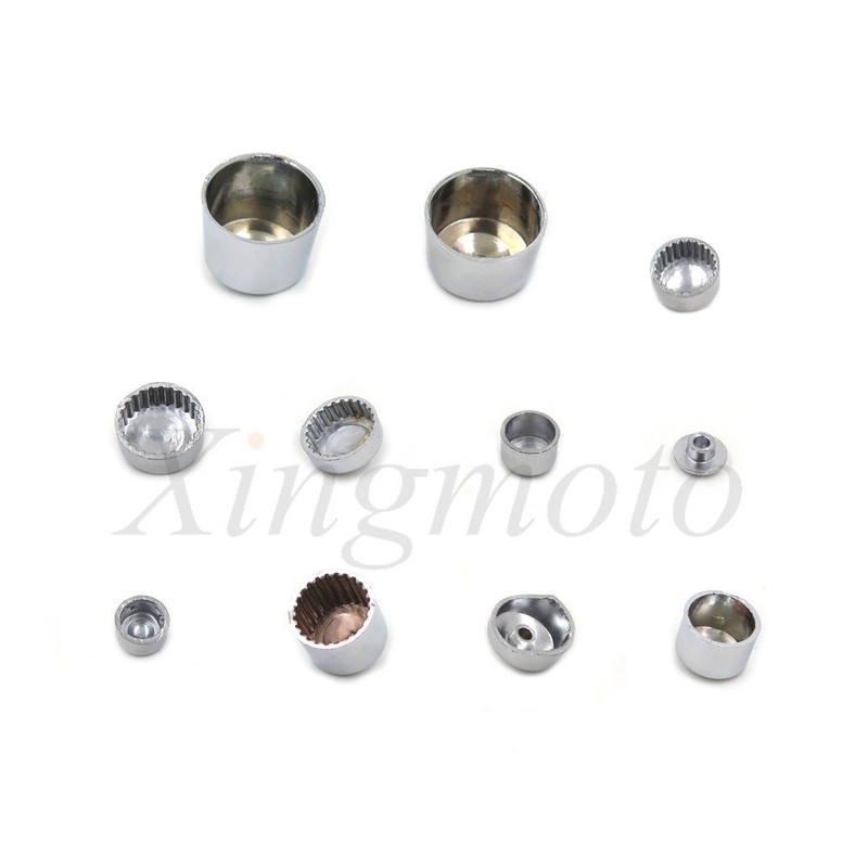 NBX- 87pc Chrome Bolt Cap Dress for Compatible with 00-06