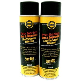 Sun-Glo Silicone Shuffleboard Spray (12 oz.) (Pack of 2)