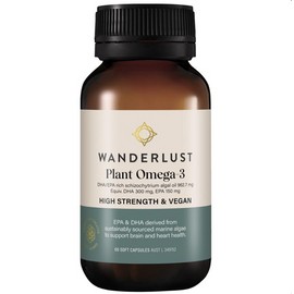 Wanderlust Plant Omega 3 60 Capsules