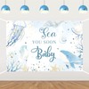 Sea You Soon Baby Shower Backdrop Under The Sea Welcome