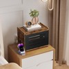 Homode Router Shelf, Wood Wifi Box Hider, Projector Shelf Stand,