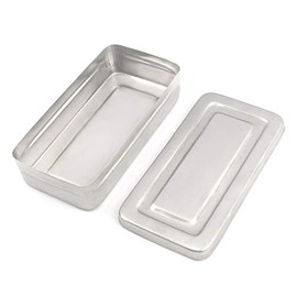 OdontoMed2011 20x10x4.25 cm Instruments Box Stainless Steel Holloware Tray Box Solid
