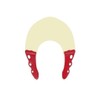 Y.S.PARK Neck Fitter YS-NF0.3 Natural & Red Neck Circumference: Approx.