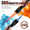 Camping Lighter, Torch Lighter, Straight Flame Bright Fire Refillable Windproof