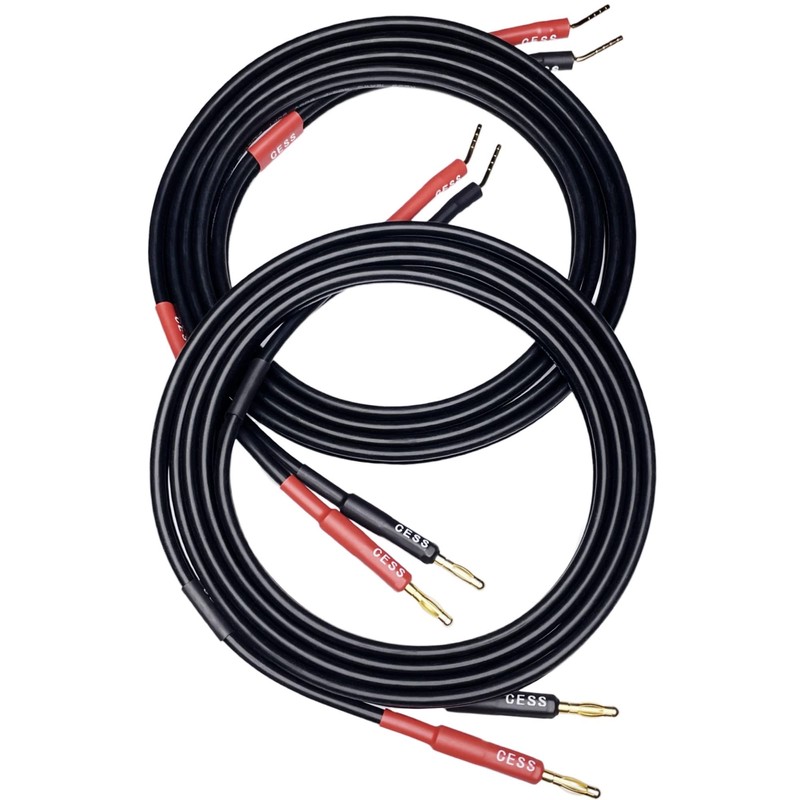 CNCESS CESS-119-6f Banana Plugs to Pin Type Plugs 12AWG 680